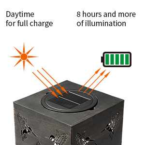 Flower Stand Solar Lantern