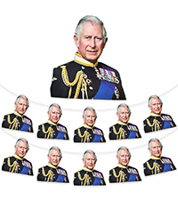 King Coronation Decoration Bunting Flags