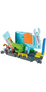 Hot Wheels City Gator Garage Attack Play Set