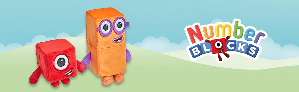 numberblocks one and two playful pals plush friends