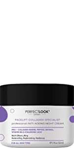 Collagen Specialist Professional Anti-Ageing Night Cream anti wrinkle peptide night cream retinol