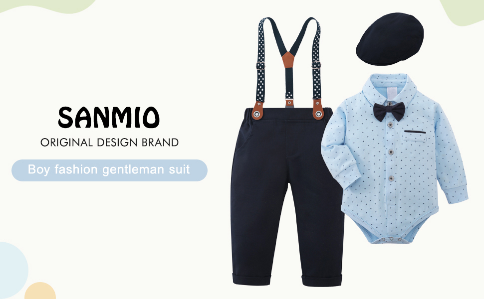 SANMIO Baby Boy Gentlemen Clothes