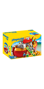 packshot of playmobil 6765 My Take Along 1.2.3 Noah's Ark toy