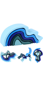 blue rainbow stacker