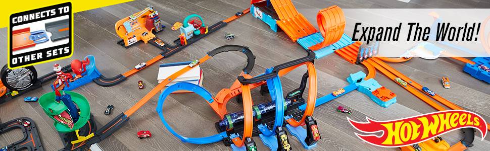 Hot Wheels Track Builder Loop Challenge Bin