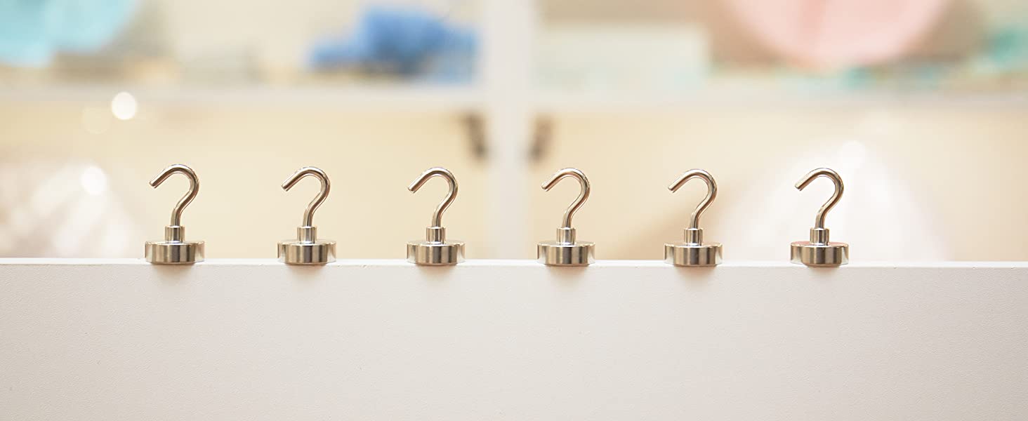 Magnetic Hooks Silver