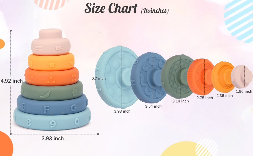 Baby Stacking Teething Toy