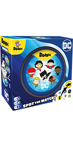 Asmodee | Dobble DC Comic Universe | Card Game | Ages 6+ | 2-8 Players | 15 Minutes Playing Time