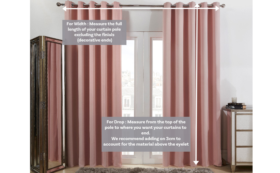 easy hang eyelet ring top curtains