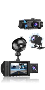3 len dash cam