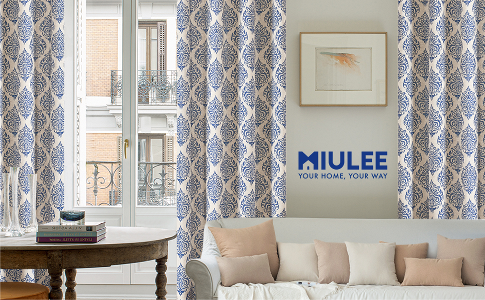damask curtain