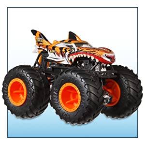Hot Wheels Die-cast 1:24 scale Monster Trucks with Giant Wheels