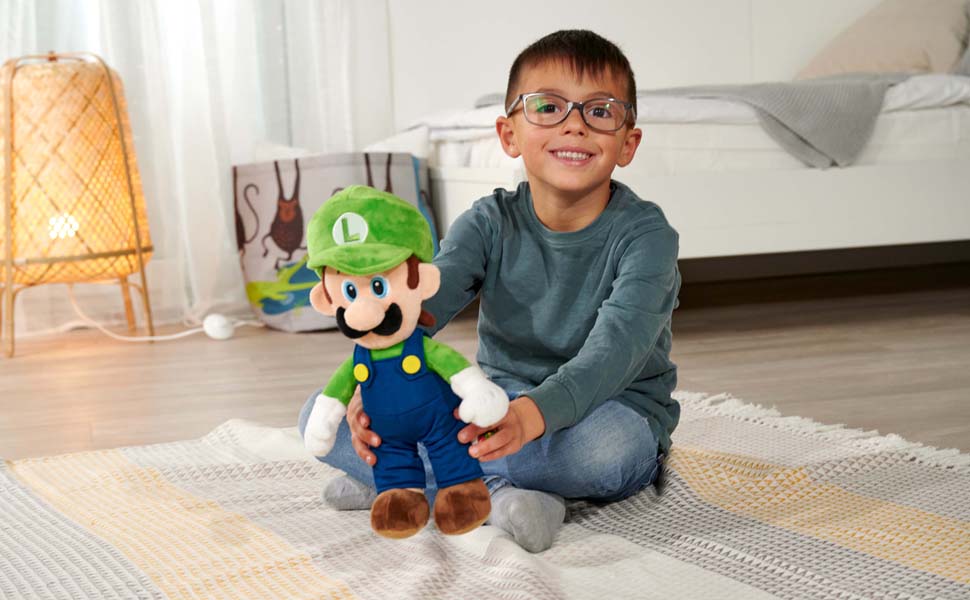 Super Mario 30cm Luigi Plush, super mario, luigi, plush toy