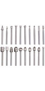 Tungsten Carbide HSS Rotary Burr Set