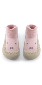 Baby First Walking Shoes Soft Sole with Grips for Boys & Girls…