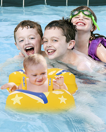 newborn swimming float