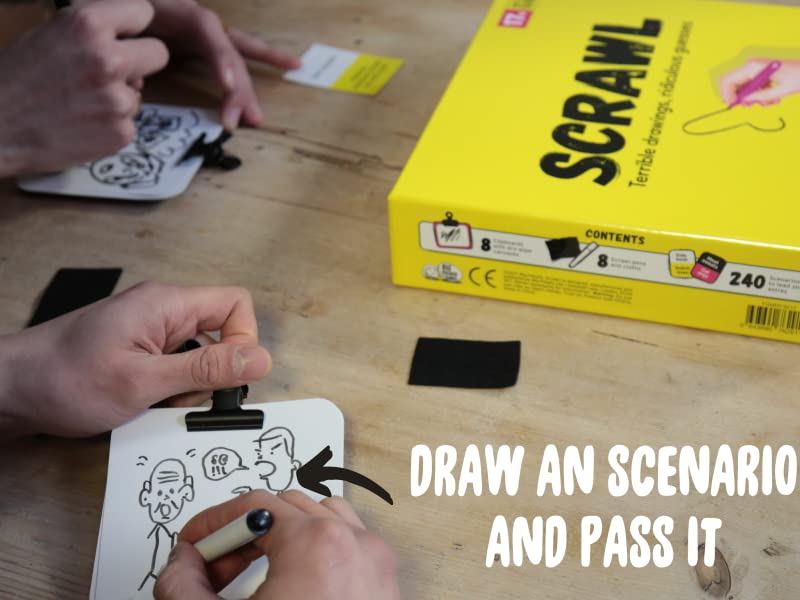 scrawl, big potato games, board games for adults