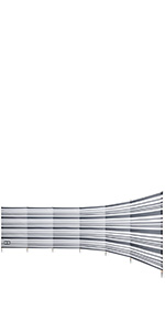 7 pole wooden windbreak