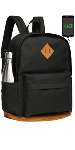 black backpack