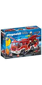 packshot of playmobil 9464 Fire Engine with Light and Sound toy