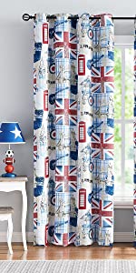 UK Flag Curtains