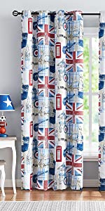 UK Flag Curtains