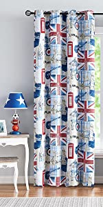 UK Flag Curtains