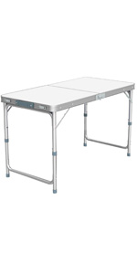 Aluminum folding table 1.2m