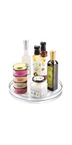 turnable storage tray idesign pantry organiser
