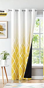 yellow ombre blackout