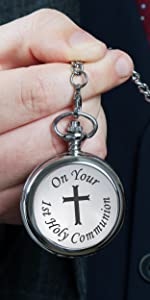 On Your 1st Holy Communion pocket watch