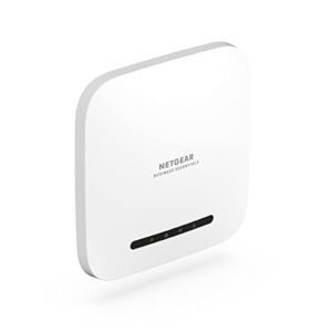 NETGEAR Wireless Access Point (WAX214)| WiFi 6 Dual-Band AX1800 Speed | 1 x 1G Ethernet PoE Port| WPA3 Security | Create Up to 4 Separate Wireless Networks |Ceiling and Wall Mou