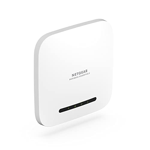 NETGEAR Wireless Access Point (WAX214)| WiFi 6 Dual-Band AX1800 Speed | 1 x 1G Ethernet PoE Port| WPA3 Security | Create Up to 4 Separate Wireless Networks |Ceiling and Wall Mou