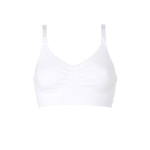 Medela Women's Pregnancy and Nursing Bra Women's Pregnancy and Nursing Bra Seamless Bra and Underwire for Pregnancy and Nursing Elastic Band