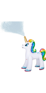 Rainbow Unicorn Yard Sprinkler