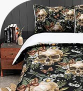 ArtisticHome Galaxy Duvet Cover Set Single Size, Ridding Horse in The Milk Way Comforter Cover fo...