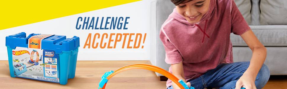 Hot Wheels Track Builder Loop Challenge Bin