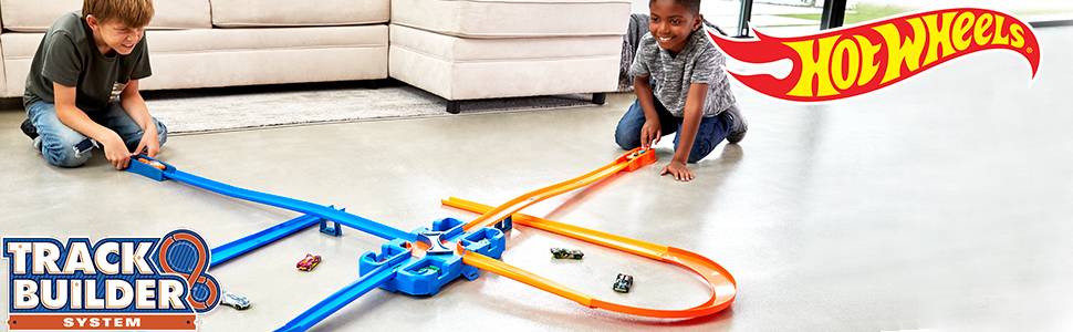  Hot Wheels Track Builder Stunt Box Gift Set Ages 6 to 12