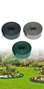 Plastic lawn edging