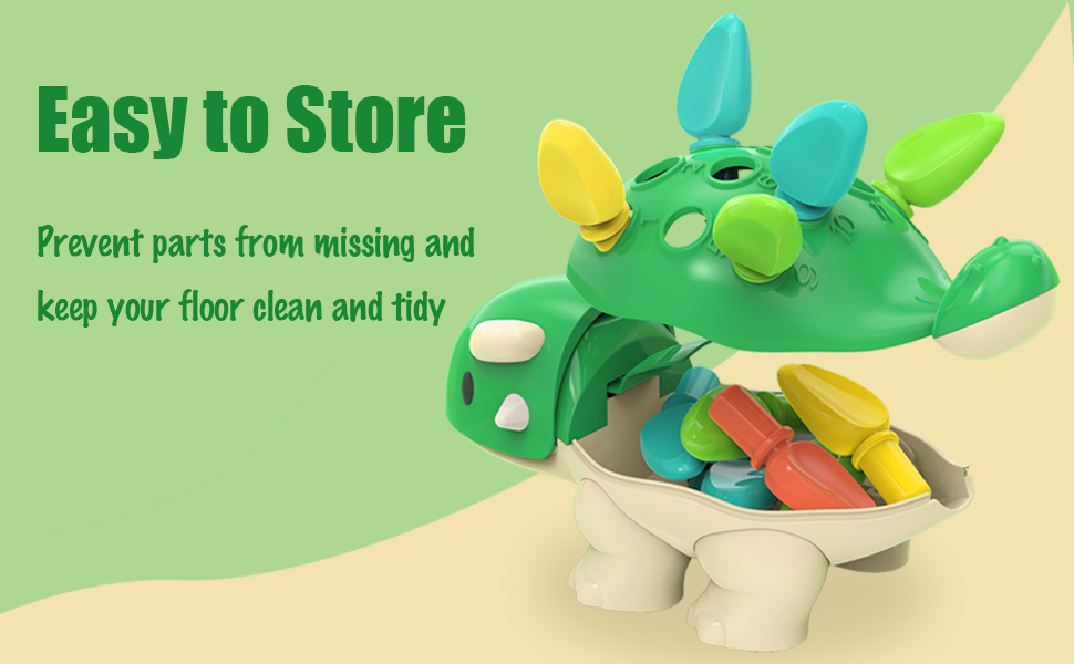 Baby Sensory Fine Motor Skills Toys Early Educational Montessori Dinosaur Toys Gifts for Toddler