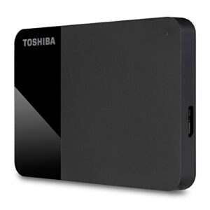 Toshiba 2TB Canvio Ready – 2.5 inch Portable External Hard Drive with SuperSpeed USB 3.2 Gen 1