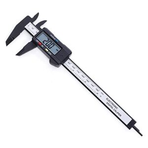 6’’ Vernier Calipers Digital Caliper Mechanic Tools Measuring Tool Micrometer Diy Metal Layout Callipers Engineering Depth Gauge Lab Scientific Products Measure 150mm