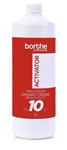 Borthe Professional Creme Hair Developer Activator Peroxide for Hair Colouring Long Lasting Colour and Grey Coverage 3% 10 Volume 1000ml