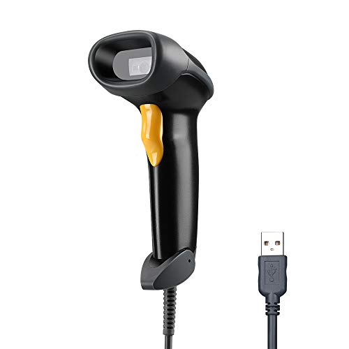 Eyoyo Handheld wired 1D 2D Barcode Scanner QR PDF417 Data Matrix Scanner Wired Barcode Reader with USB Cable for Mobile Payment