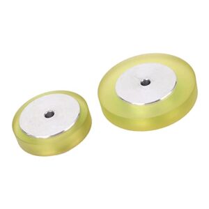 2Pcs Meter Length Counter Rolling Wheel Set Compact Stable Encoder Synchronous Wheel Kit 6mm Hole Diameter
