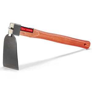 Garden Hoe Short Handle Hoe Household Planting Gadget Cultivation Hoe for Weeding Digging Soil and Outdoors 38.5 cm