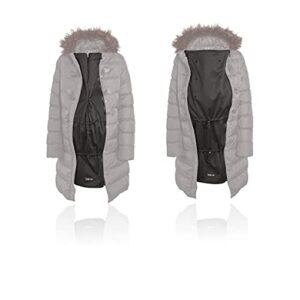 Zip Us In Maternity Jacket Expander Panel - Coat Extender to Expand Your own Jacket Through Pregnancy and for Babywearing with a Carrie