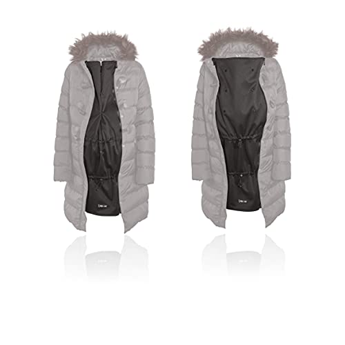 Zip Us In Maternity Jacket Expander Panel - Coat Extender to Expand Your own Jacket Through Pregnancy and for Babywearing with a Carrie