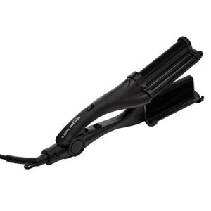 Amazon Basics PTC Ceramic Deep Waver with Multiple Heat Settings - Black