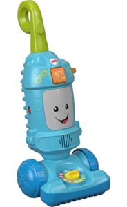 Fisher-Price Laugh & Learn Toddler Toy Light-Up Learning Vacuum Musical Push Along for Pretend Play Ages 1+ Years